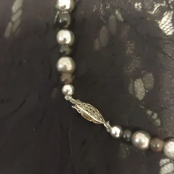 Feng Shui Yin Yang Koi Fish Wealth Charm Beaded Necklace - Picture 5 of 5